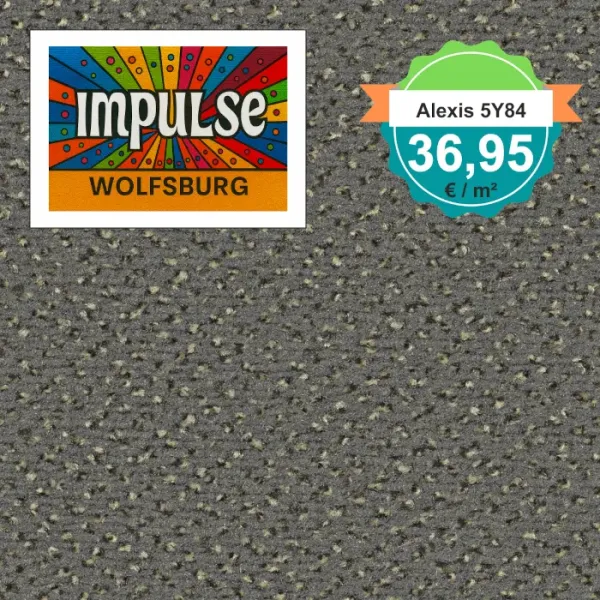 „Neutraler Wohnraum mit Vorwerk Alexis Teppichboden in Stein – robuster Veloursboden in Naturton“